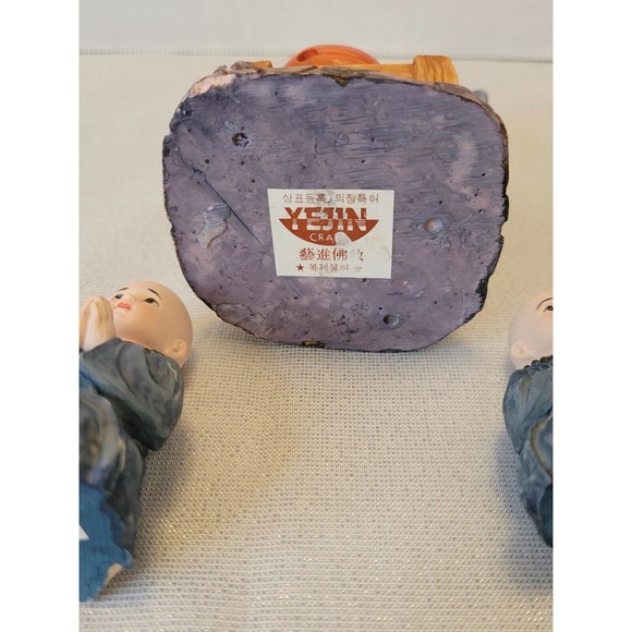 Yejin Craft Little Monks In Various Acts Of Daily Living Asian Tibetan Practice - Picture 5 of 9